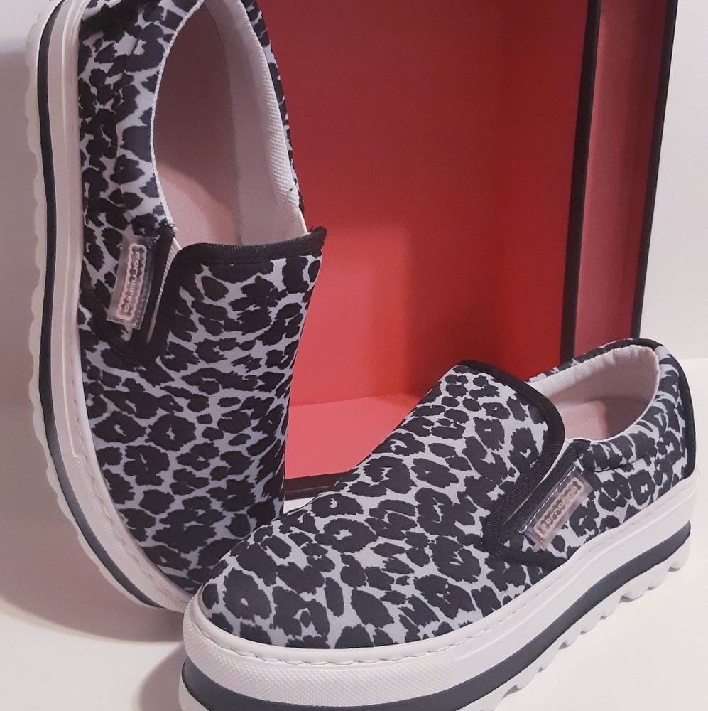 FORNARINA black&grey leopard print